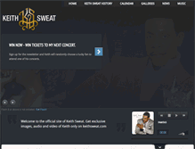 Tablet Screenshot of keithsweat.com